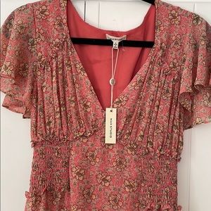 Max studio floral midi dress